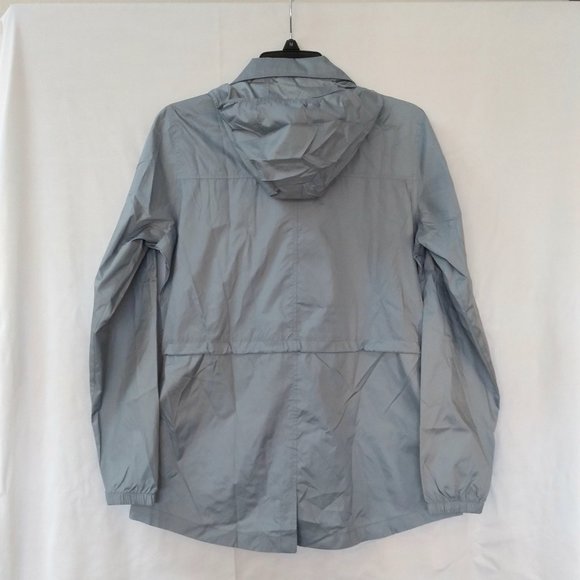 🆕 Columbia Women's Spring Fresh Windbreaker Jacket, Small - Cirrus Grey, Auth. - Picture 2 of 5